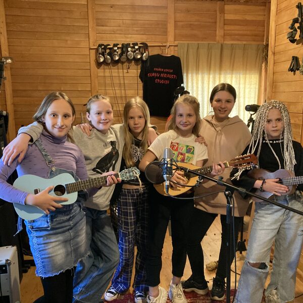 Studijā pie Eināra Lipska